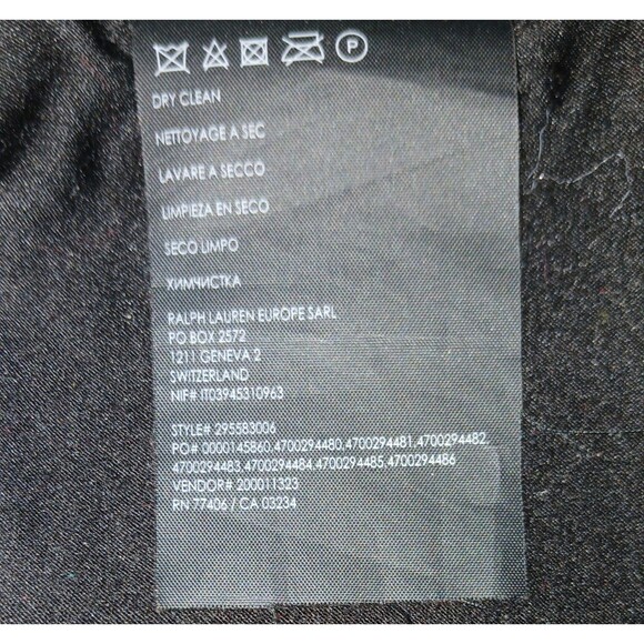 Club Monaco Womens Wool Pea Coat Faux Fur Collar Black XS Zip Mid-length Chic - Picture 12 of 12